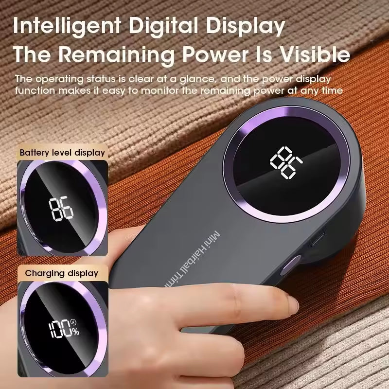 ElectroShear MiNi - Powerful USB Rechargable Electric Lint Remover for All Soft Fabrics